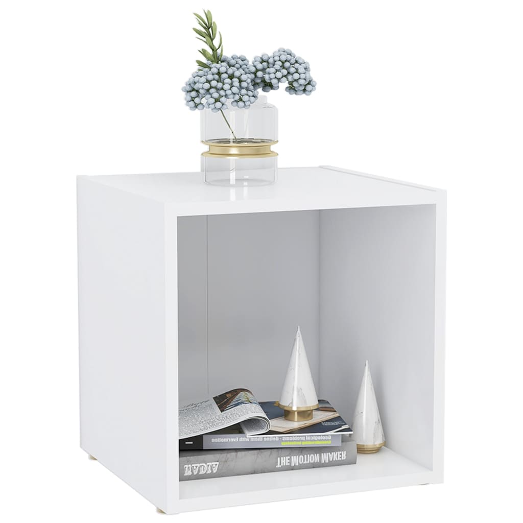 TV cabinet, white, 37x35x37cm, particle board