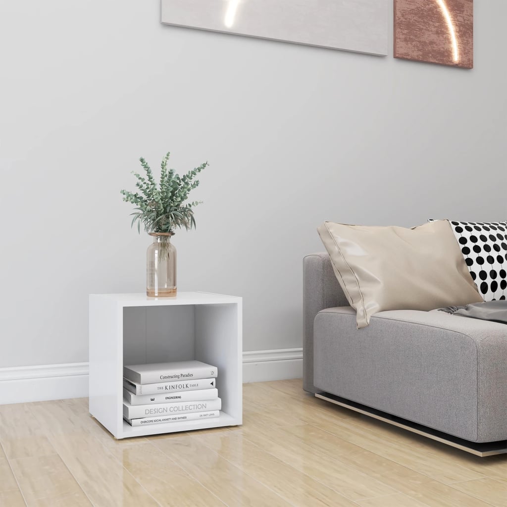 TV cabinet, white, 37x35x37cm, particle board