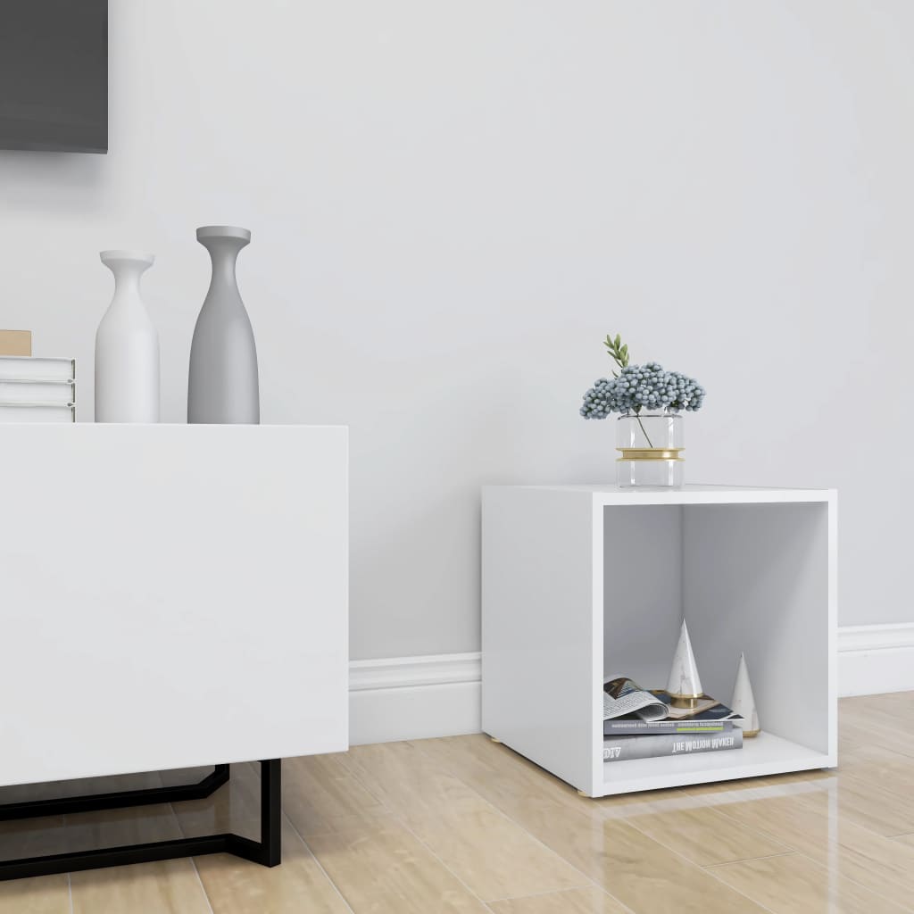 TV cabinet, white, 37x35x37cm, particle board