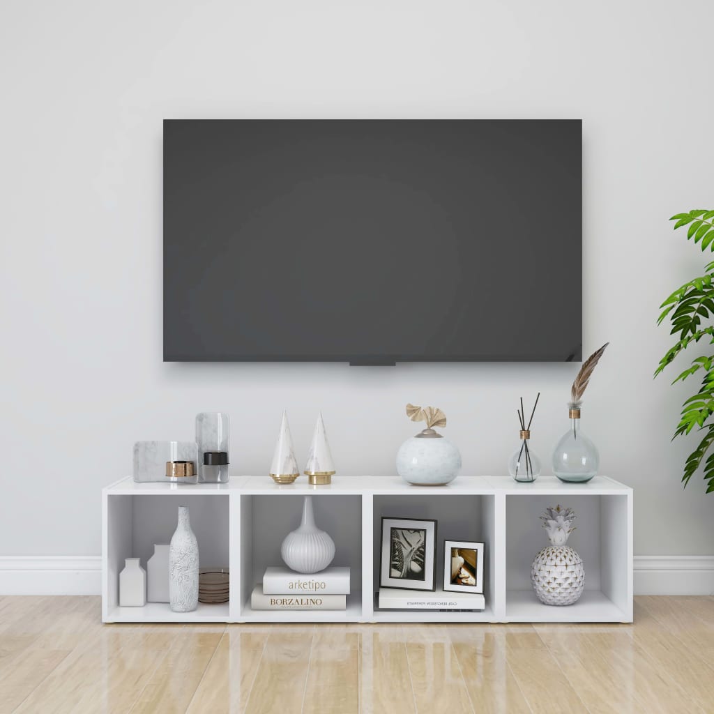 TV cabinet, white, 37x35x37cm, particle board