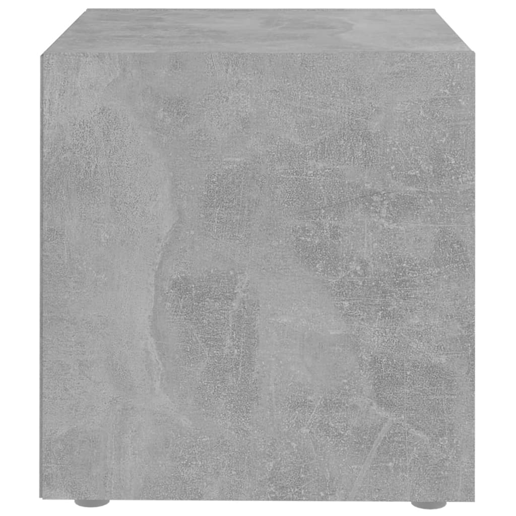 TV cabinets, 2 pcs, concrete grey, 37x35x37cm, particle board