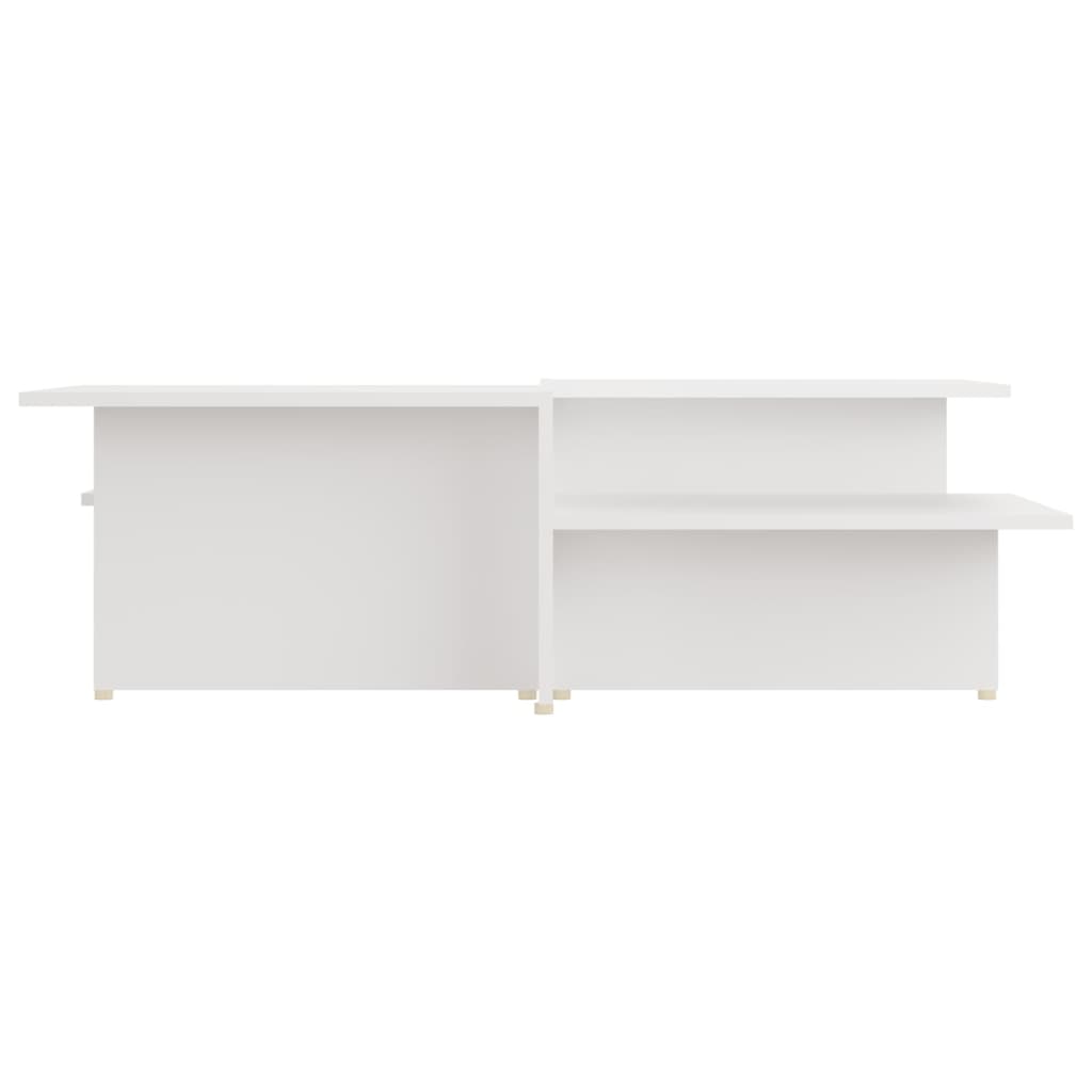 Coffee tables, 2 pcs., white, 111.5x50x33cm, engineered wood