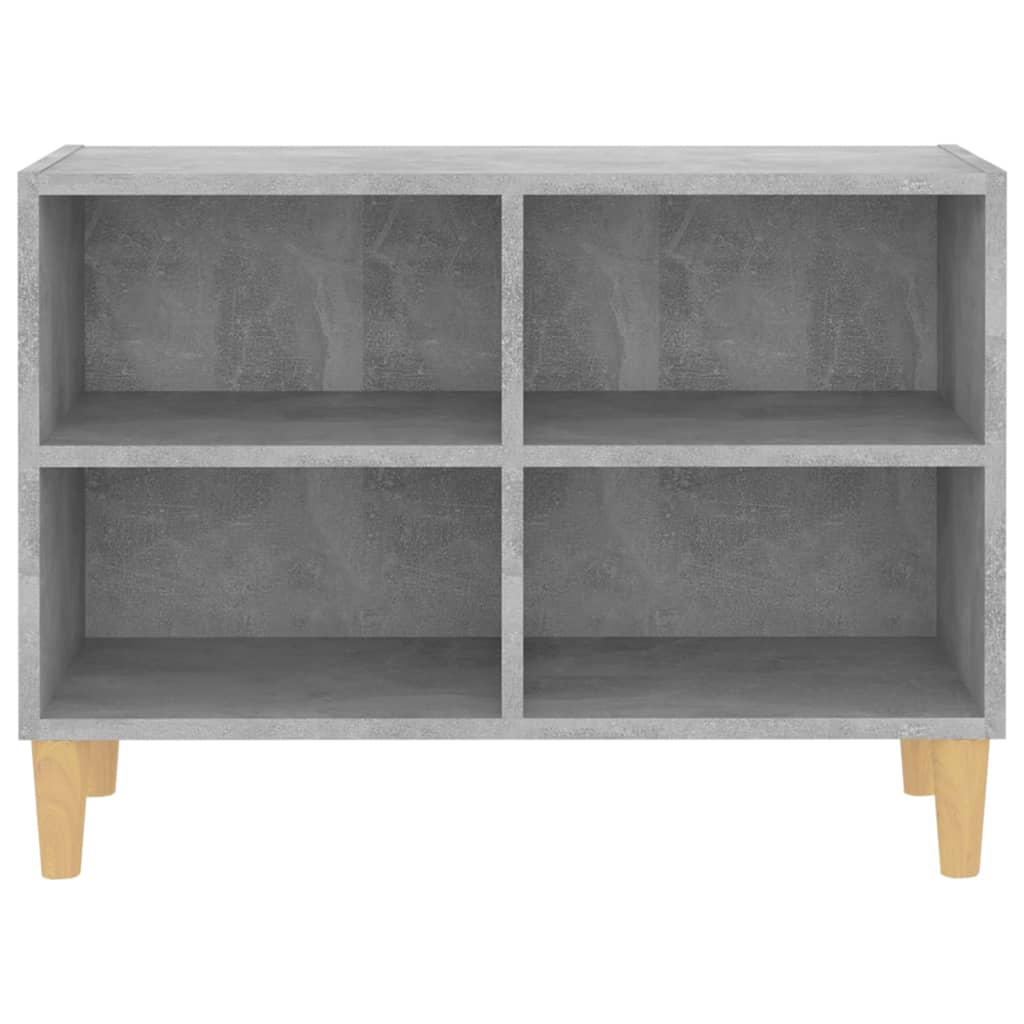 TV spintelė su medinėmis kojelėmis, pilka, 69,5x30x50cm