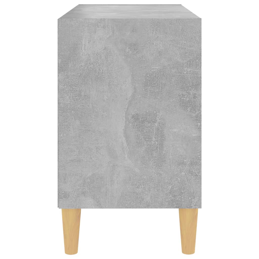 TV spintelė su medinėmis kojelėmis, pilka, 69,5x30x50cm