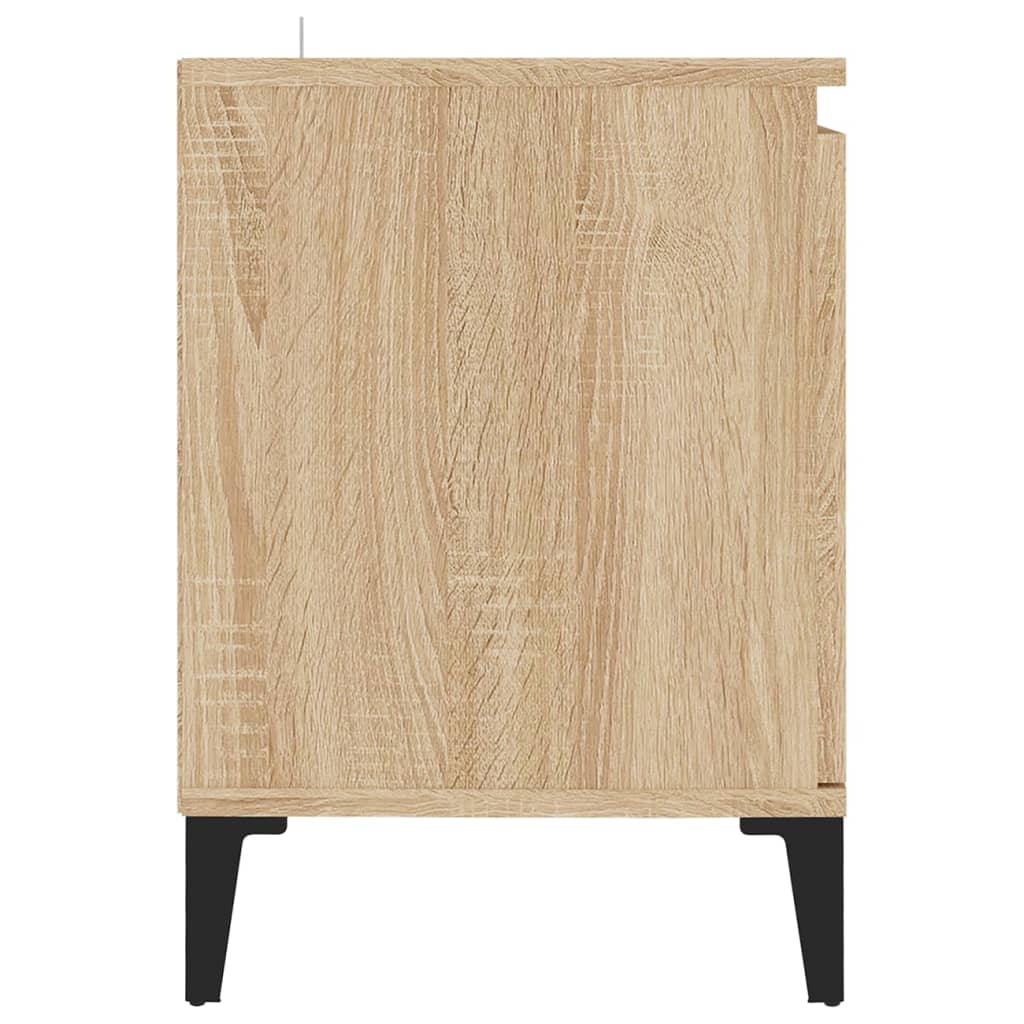TV spintelė su metalinėmis kojelėmis, ąžuolo, 103,5x35x50cm