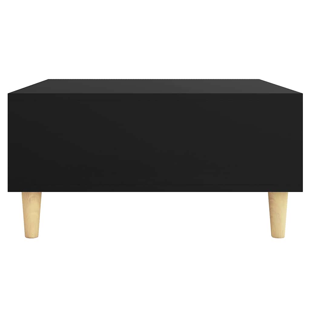 Coffee table, black, 60x60x30cm, particle board