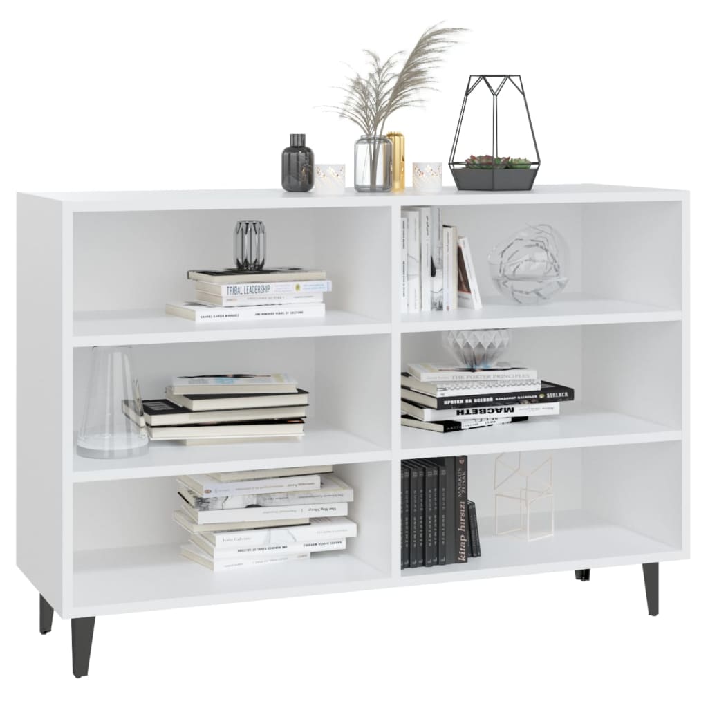 Sideboard, white, 103.5x35x70cm, engineered wood