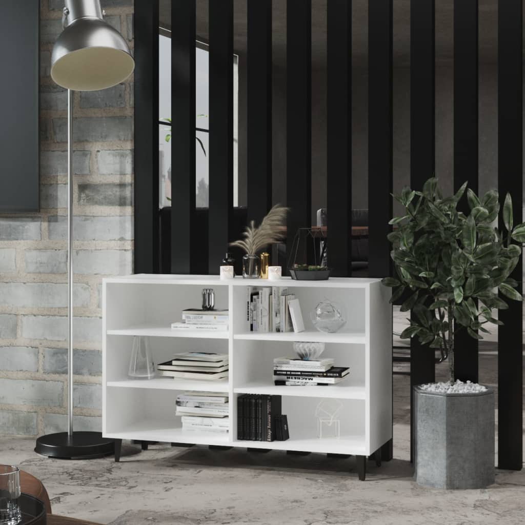 Sideboard, white, 103.5x35x70cm, engineered wood