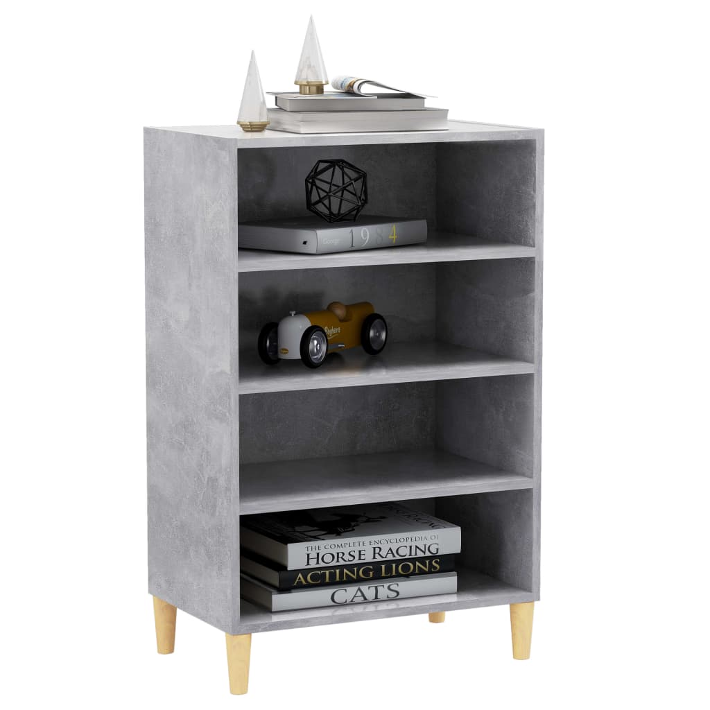Side cabinet, concrete gray, 57x35x90cm, engineered wood