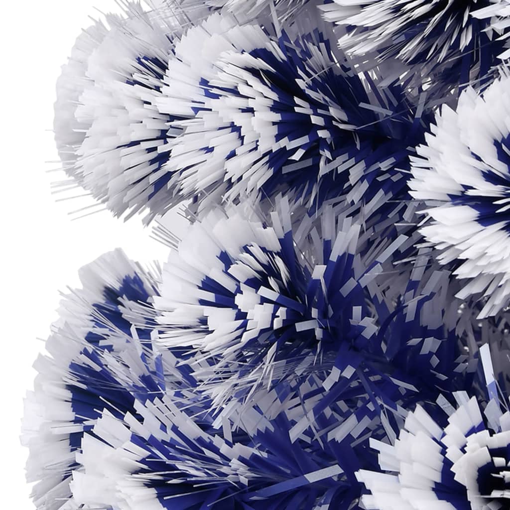 Dirbtinė Kalėdų eglutė, POLAR MOON, balta/mėlyna, 64cm., optinis pluoštas