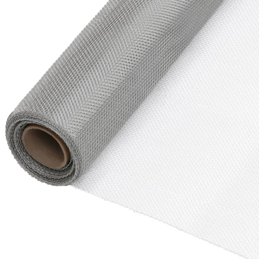 Tīkls, sudrabs, 80x2000 cm, nerūsējošais tērauds