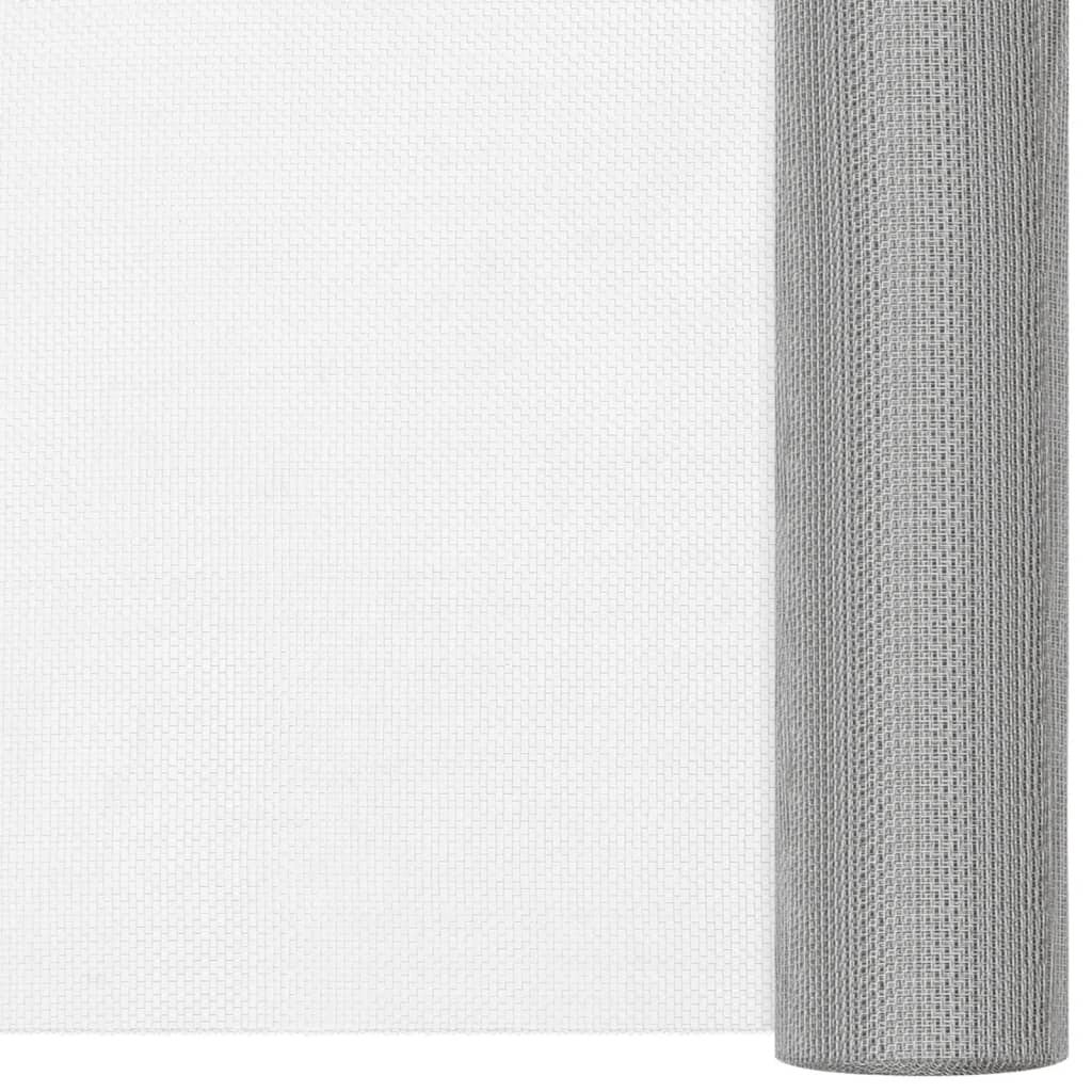 Tīkls, sudrabs, 80x2000 cm, nerūsējošais tērauds