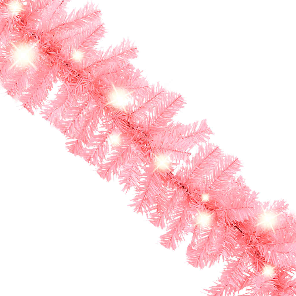 Kalėdinė girlianda su LED lemputėmis WINTERIZE, rožinės spalvos, 20m