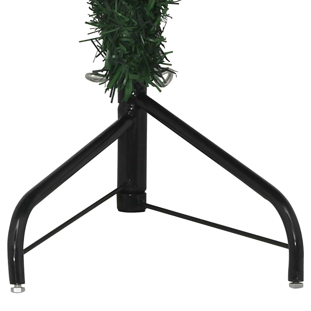 Mākslīgā stūra Ziemassvētku eglīte, zaļa, 120cm, PVC