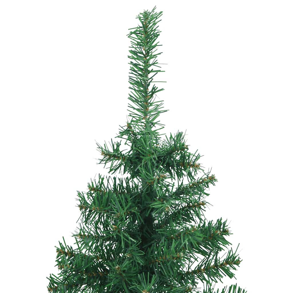 Mākslīgā stūra Ziemassvētku eglīte, zaļa, 120cm, PVC