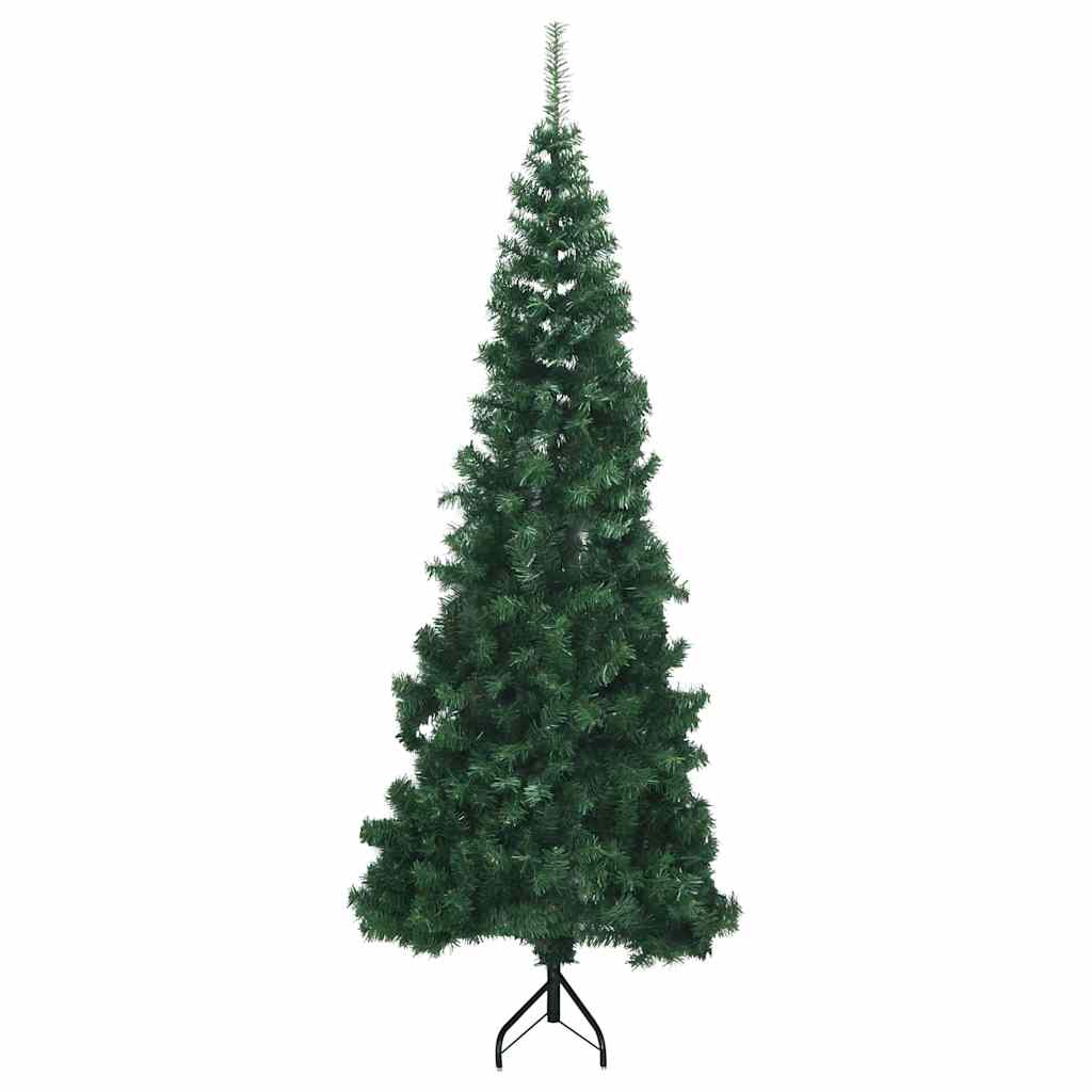 Mākslīgā stūra Ziemassvētku eglīte, zaļa, 210cm, PVC