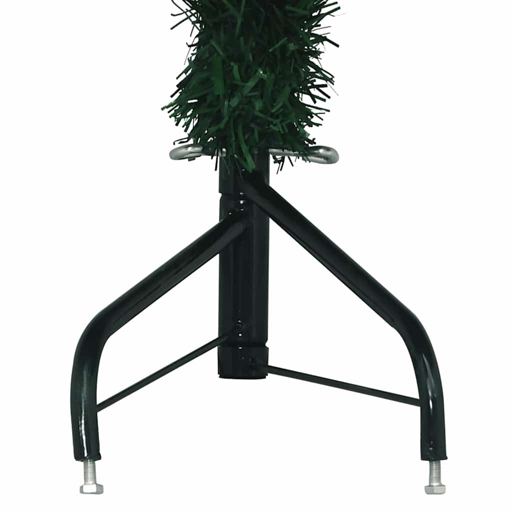 Mākslīgā stūra Ziemassvētku eglīte, zaļa, 210cm, PVC