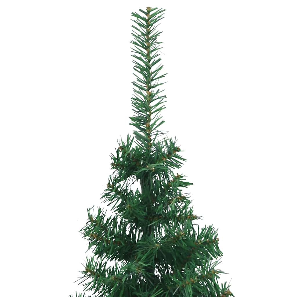 Mākslīgā stūra Ziemassvētku eglīte, zaļa, 210cm, PVC