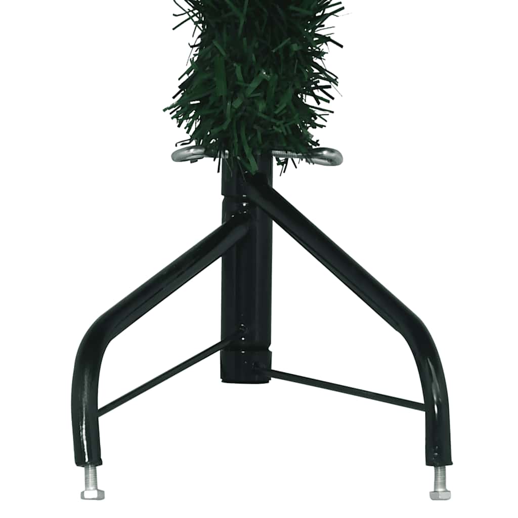 Dirbtinė kampinė Kalėdų eglutė, žalia, 240cm, PVC