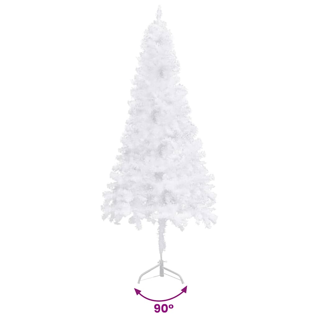 Dirbtiniai Kalėdų medžiai PVC, Steel White