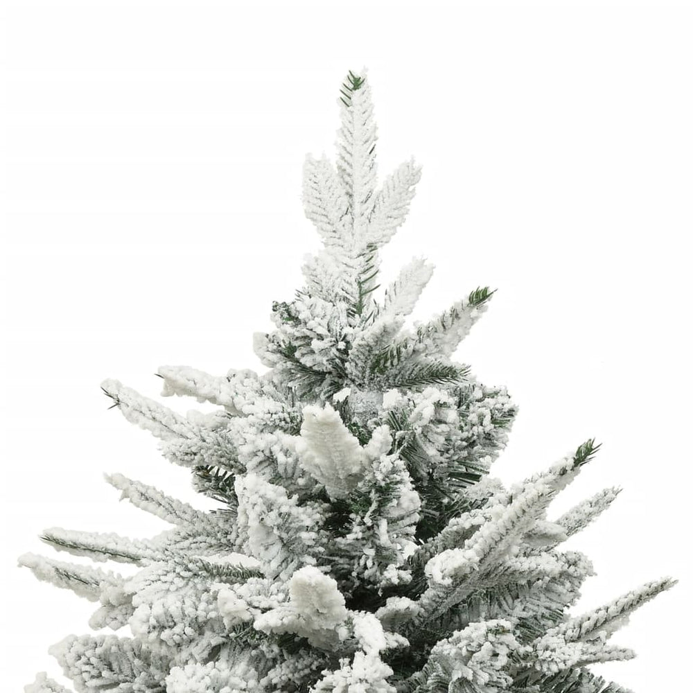 Artificial Christmas tree with snow, green, 150cm, PVC and PE