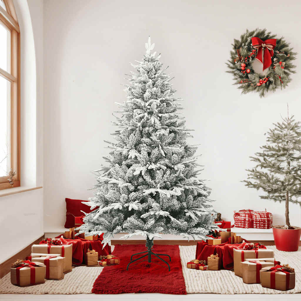 Artificial Christmas tree MEADOW CRYSTAL, with snow, green, 180cm. and