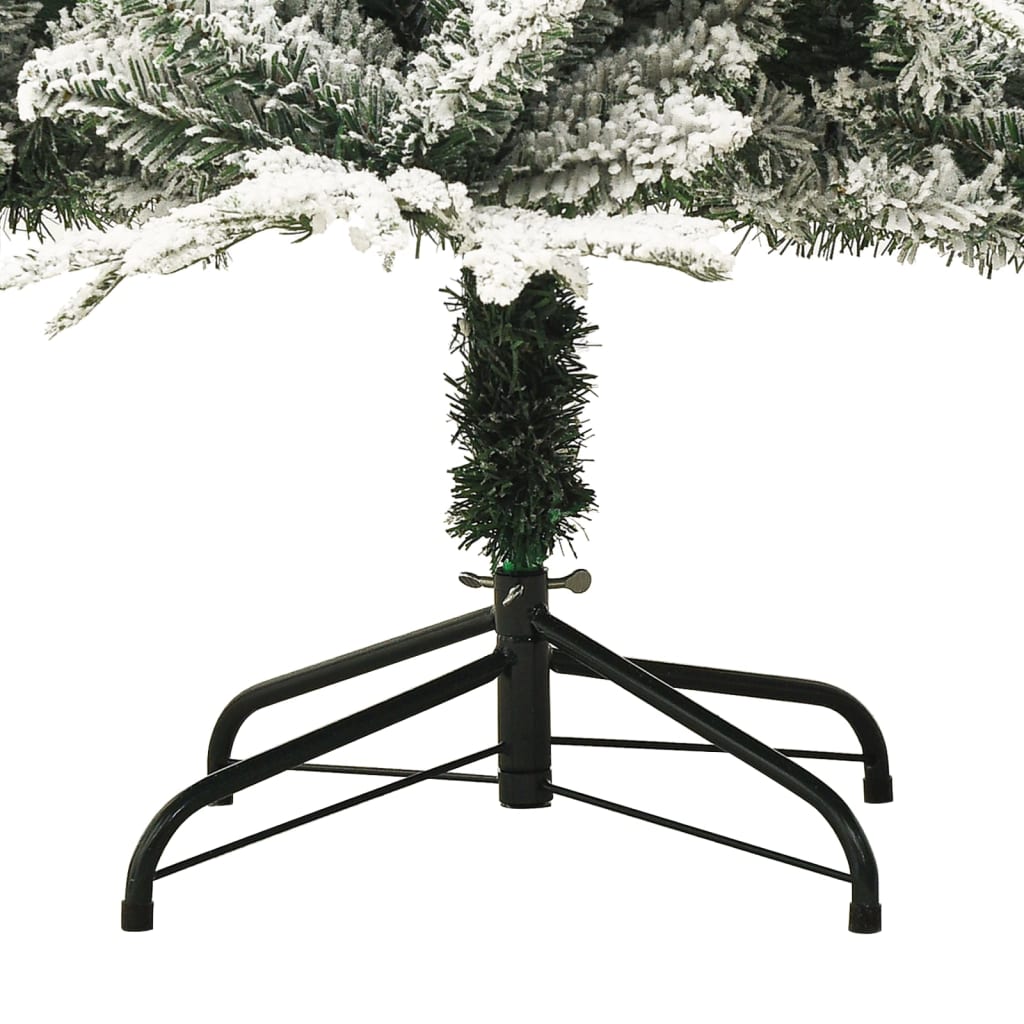 Dirbtinė Kalėdų eglutė su sniegu, žalia, 240cm, PVC ir PE