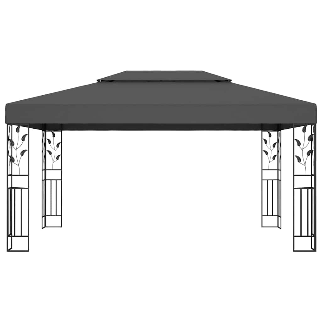 Gazebo with LED COBALT, anthracite, 3x4m
