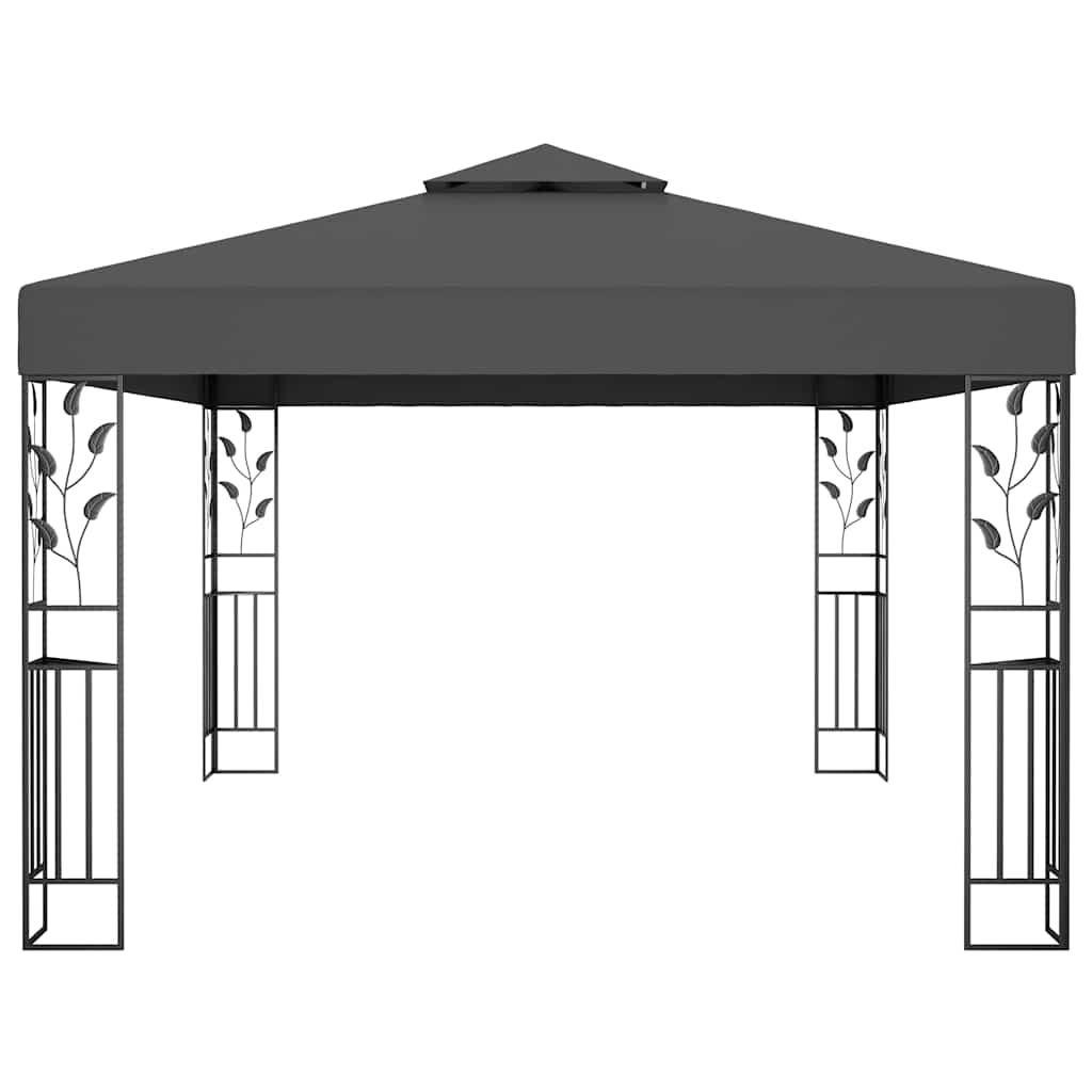 Gazebo with LED COBALT, anthracite, 3x4m