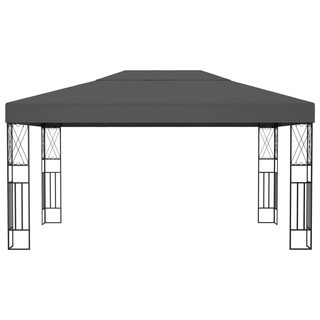 Gazebo with LED COBALT, anthracite, 3x4m