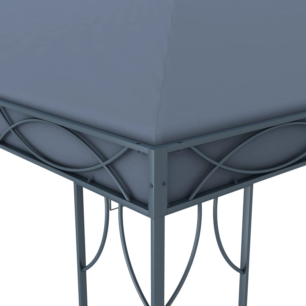 Gazebo with LED COBALT, anthracite, 3x3m