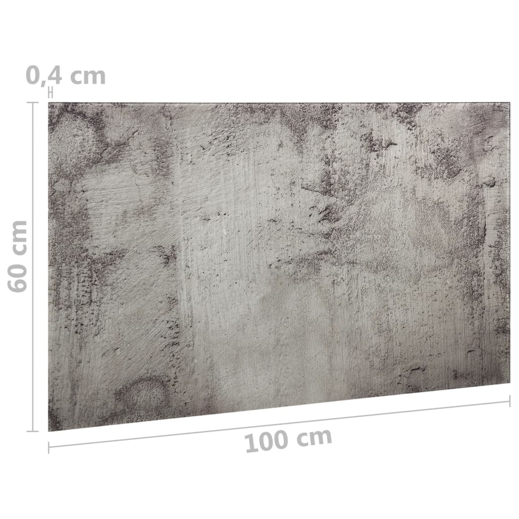Wall-mounted magnetic board, 100x60cm, glass