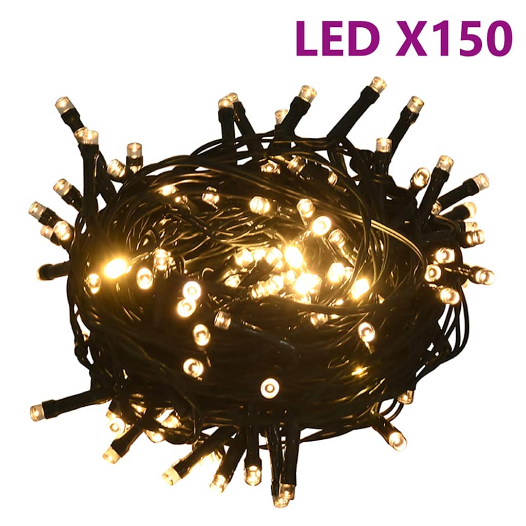 Eglutės žaisliukų rinkinys su viršūne ir 150 LED, 60 dalis