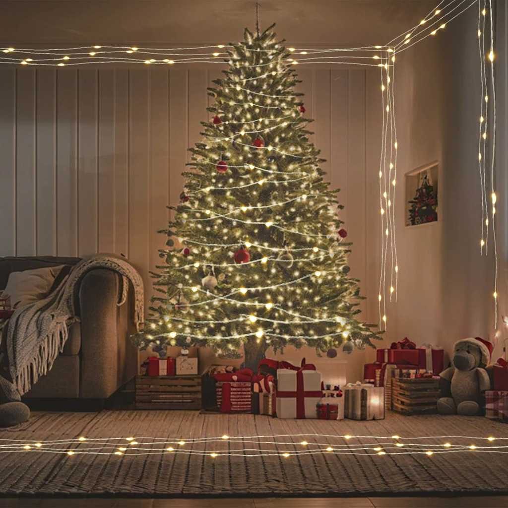 300 LED lempučių girlianda, šiltos baltos spalvos, 30m