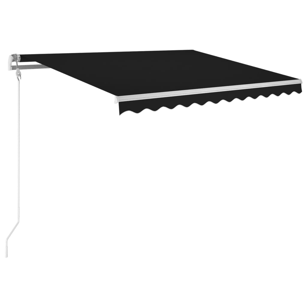 Automatic retractable awning, anthracite, 300x250cm