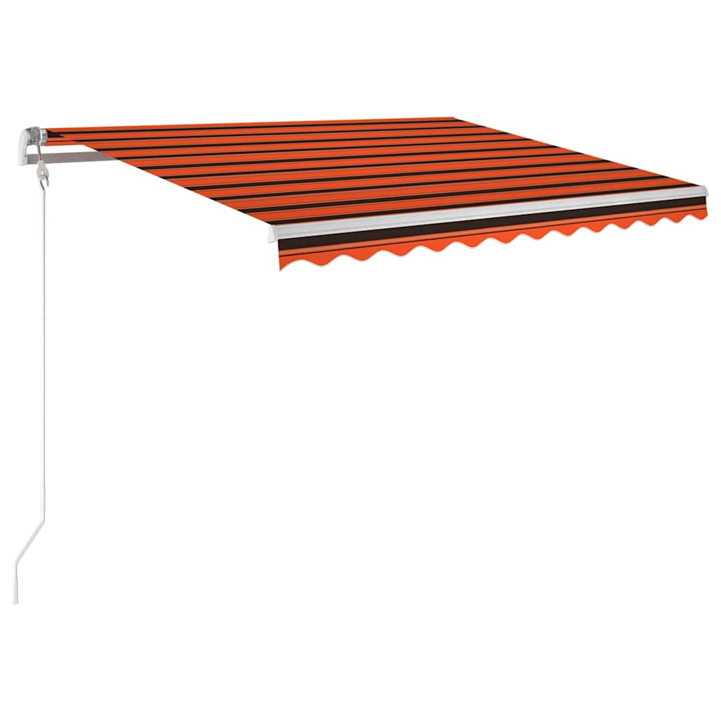 Automatinė ištraukiama markizė, oranžinė ir ruda, 300x250cm