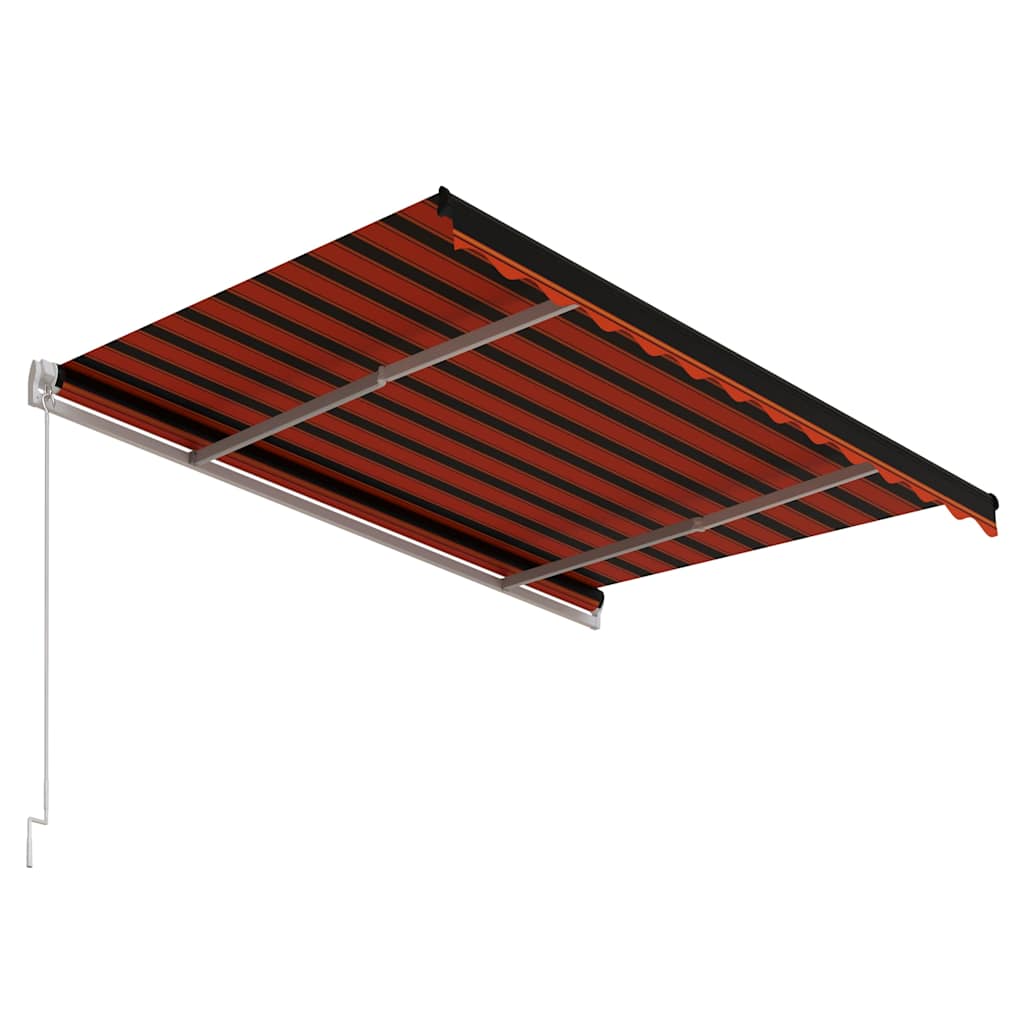 Automatinė ištraukiama markizė, oranžinė ir ruda, 300x250cm