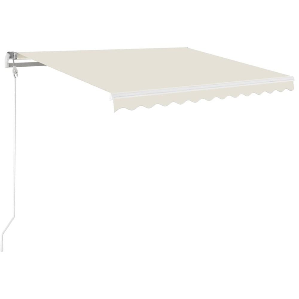 Automatinė ištraukiama markizė, kreminės spalvos, 350x250cm