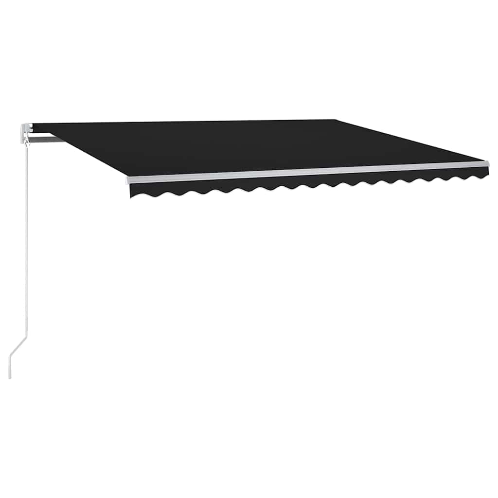 Automatinė markizė su LED/vėjo jutikliu, antracito, 350x250cm