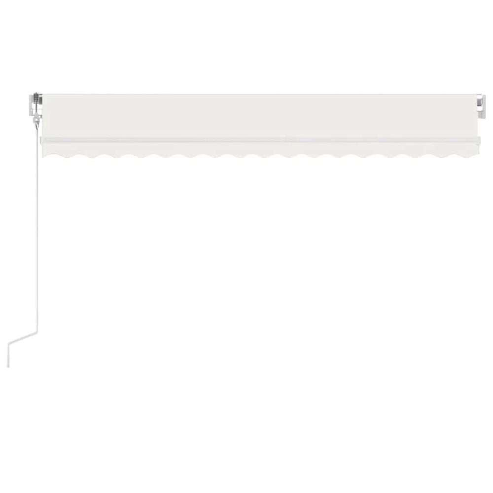 Automatinė markizė su LED/vėjo jutikliu, kreminė, 400x300cm