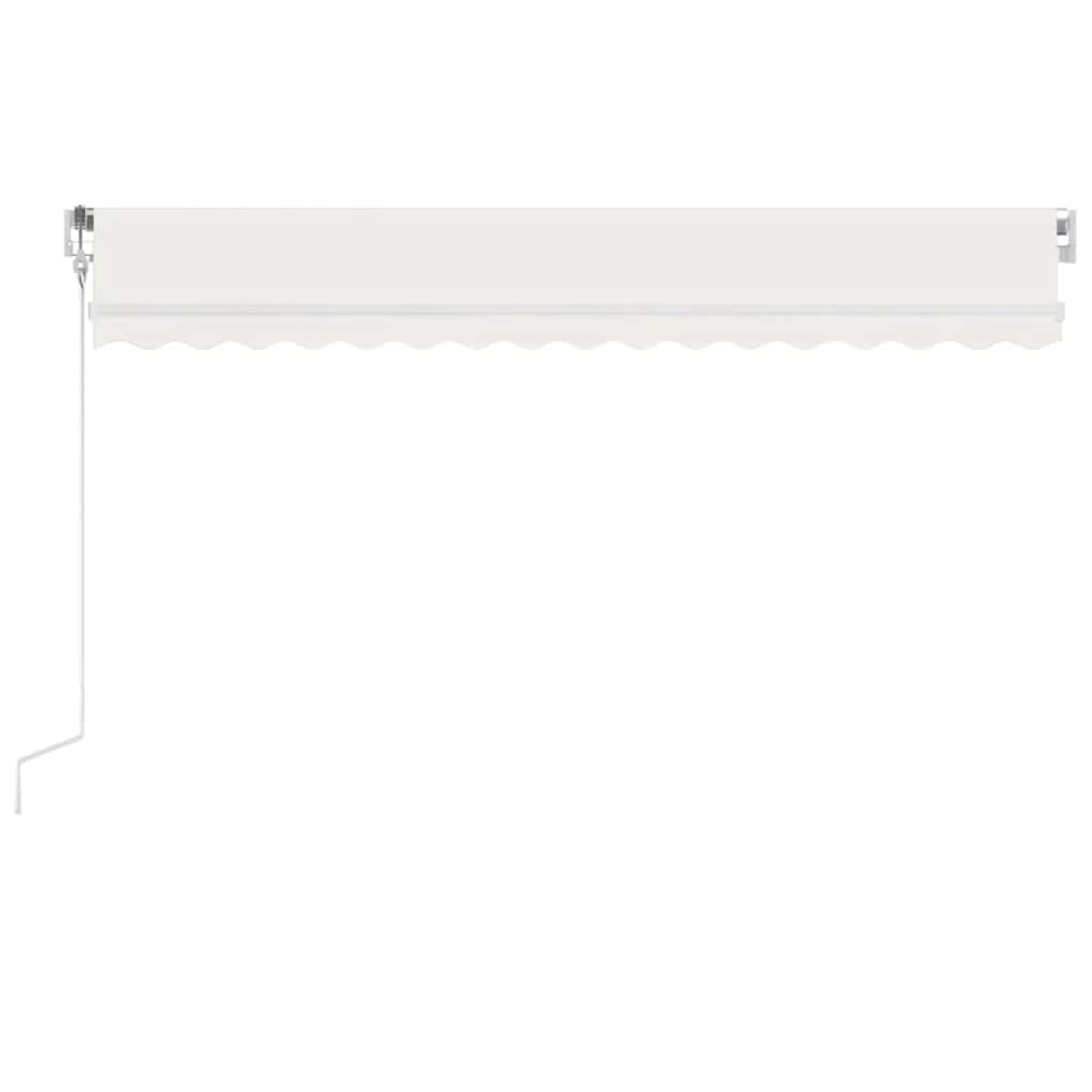 Automatinė markizė su LED/vėjo jutikliu, kreminė, 400x300cm