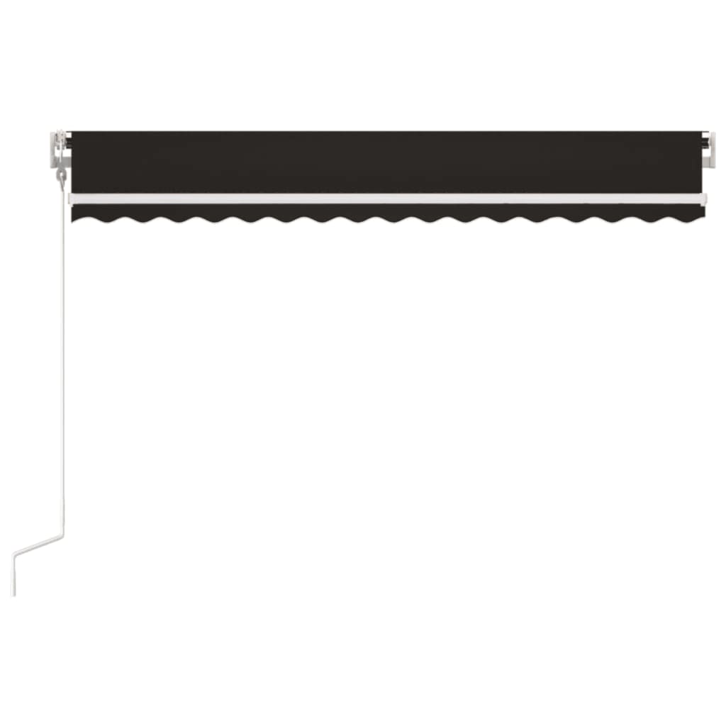 Automatic retractable awning, anthracite, 400x350cm
