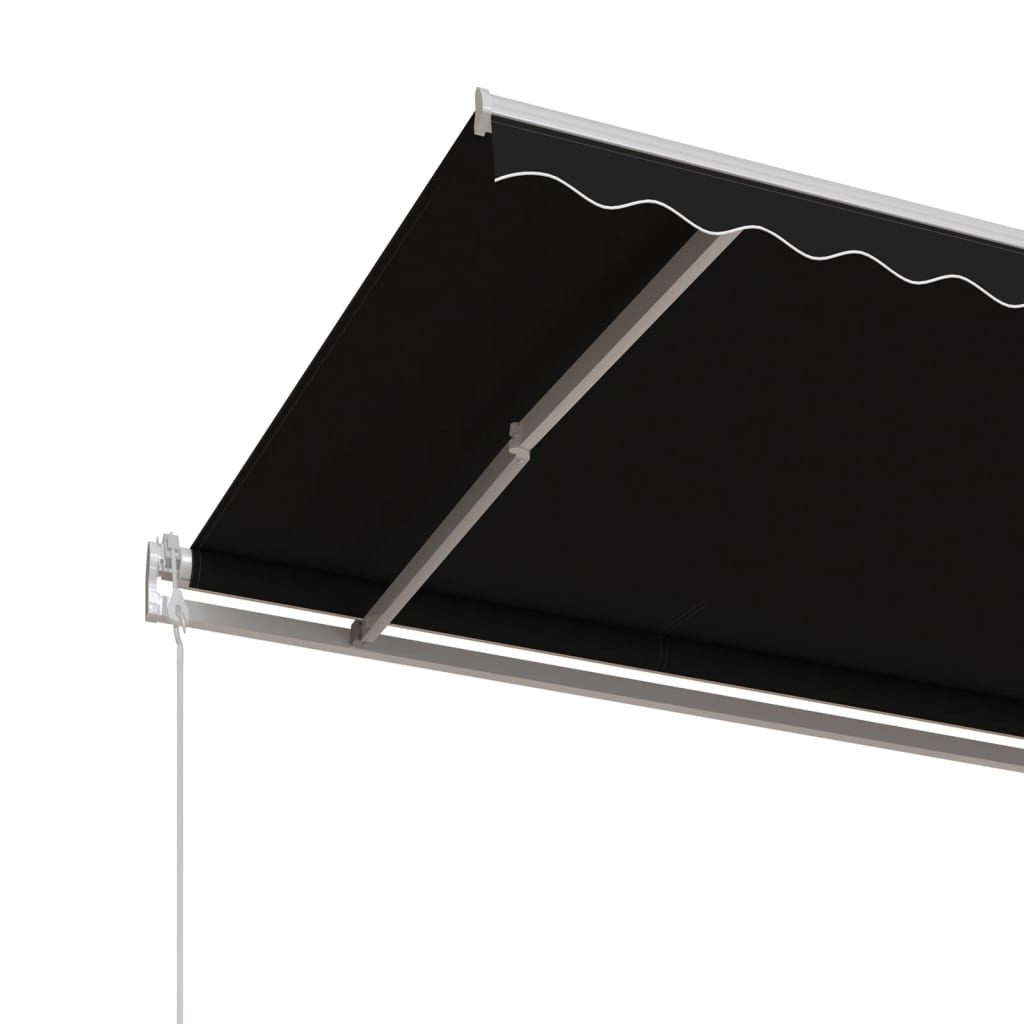 Automatic retractable awning, anthracite, 400x350cm