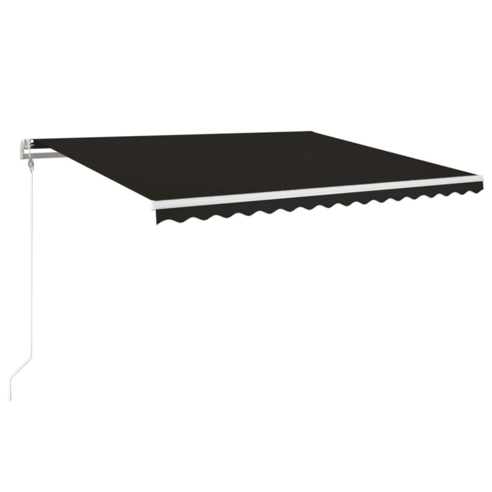 Automatic retractable awning, anthracite color, 450x350cm