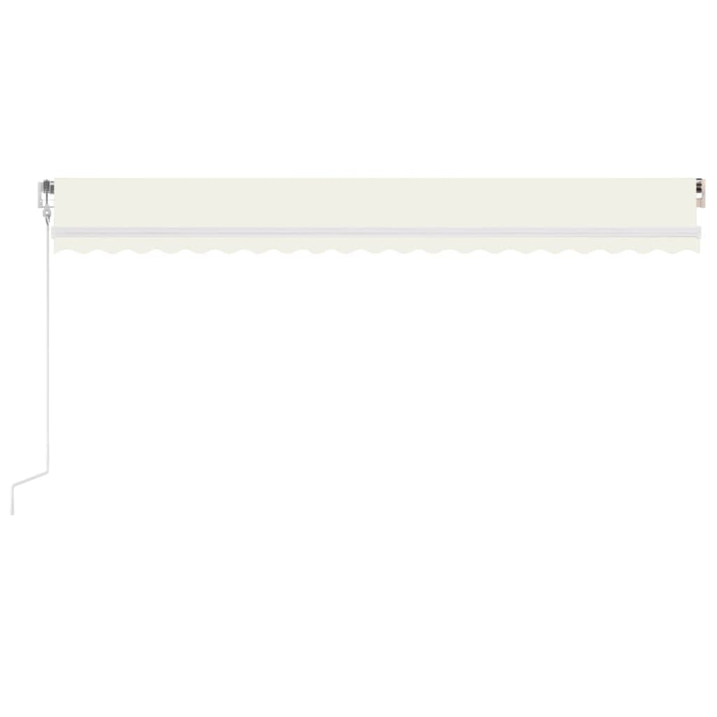 Retractable awning, cream, 500x350cm