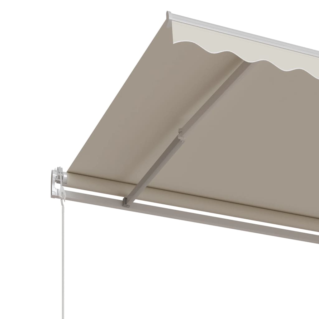 Retractable awning, cream, 500x350cm