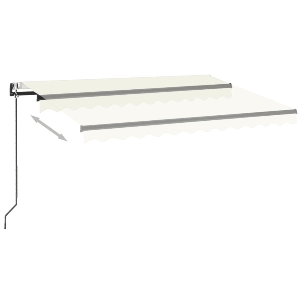 Automatinė ištraukiama markizė, 300x250 cm, kreminės spalvos