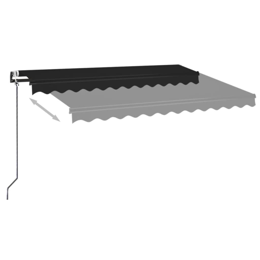 Automatinė ištraukiama markizė, 350x250 cm, antracito spalvos