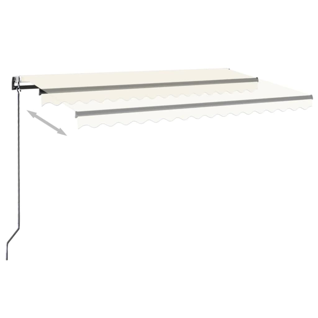 Automatic retractable awning, cream, 450x300cm