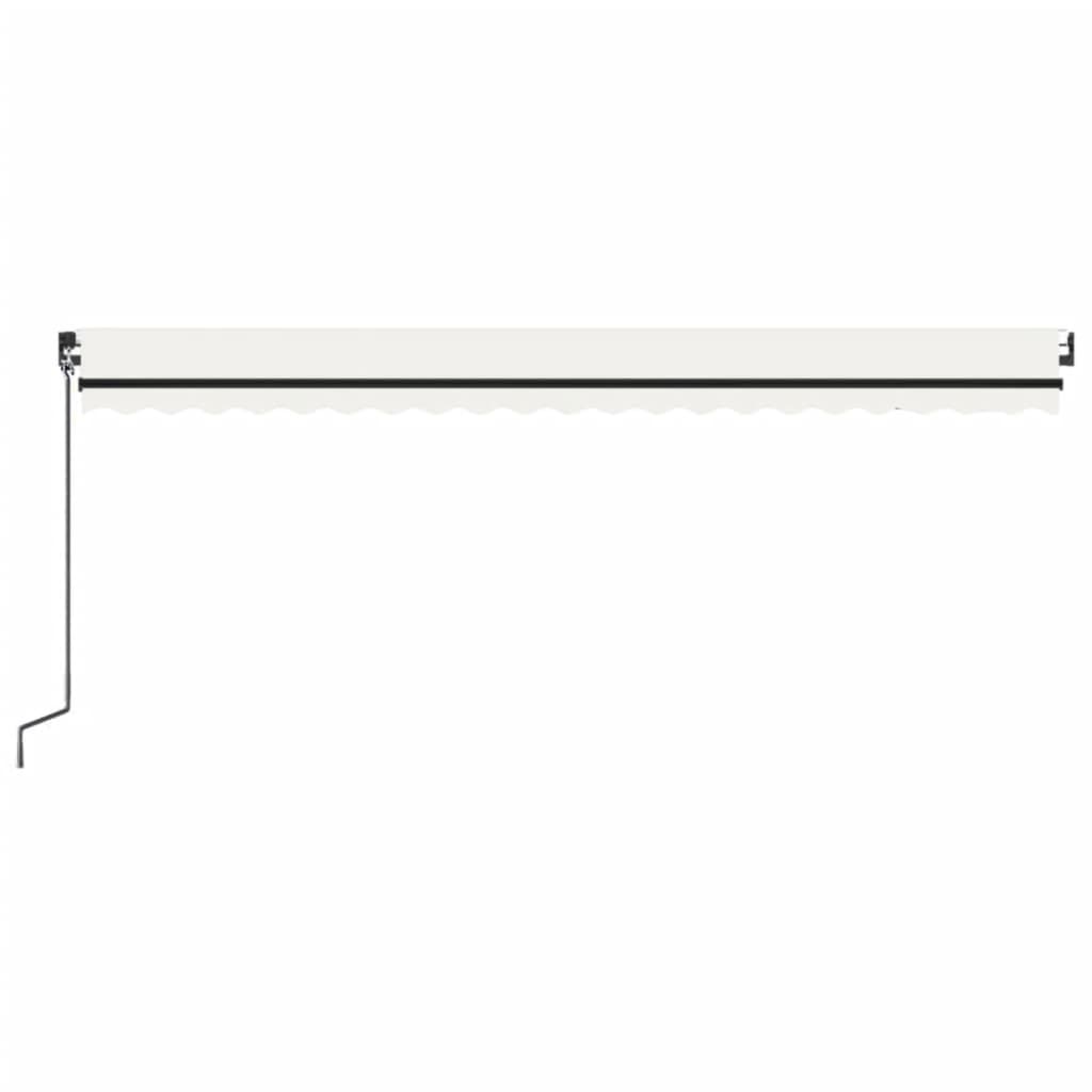Retractable awning, cream, 500x350cm